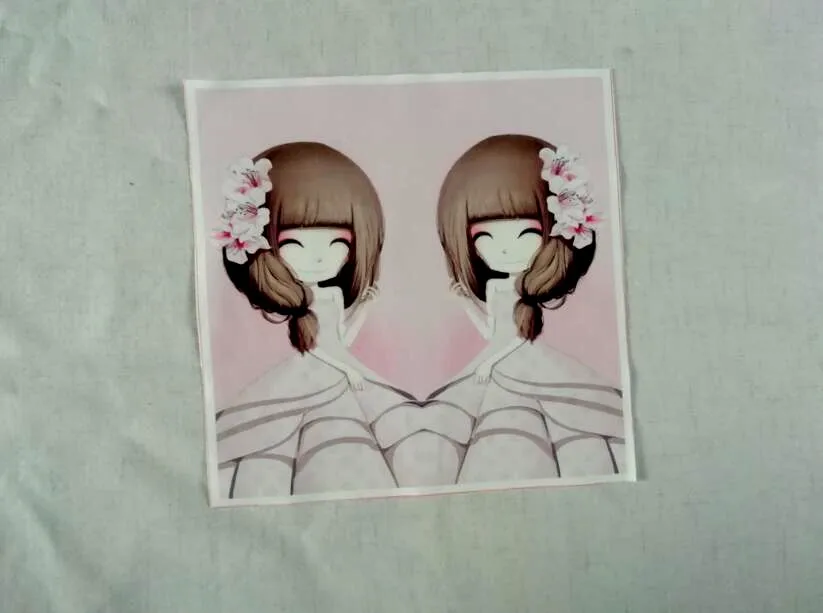 ZENGIA Candy Girl Живопись Лоскутные материалы для шитья украшения позиционирование ткани diy ручной работы патчи для сумки/кошелька/подушки