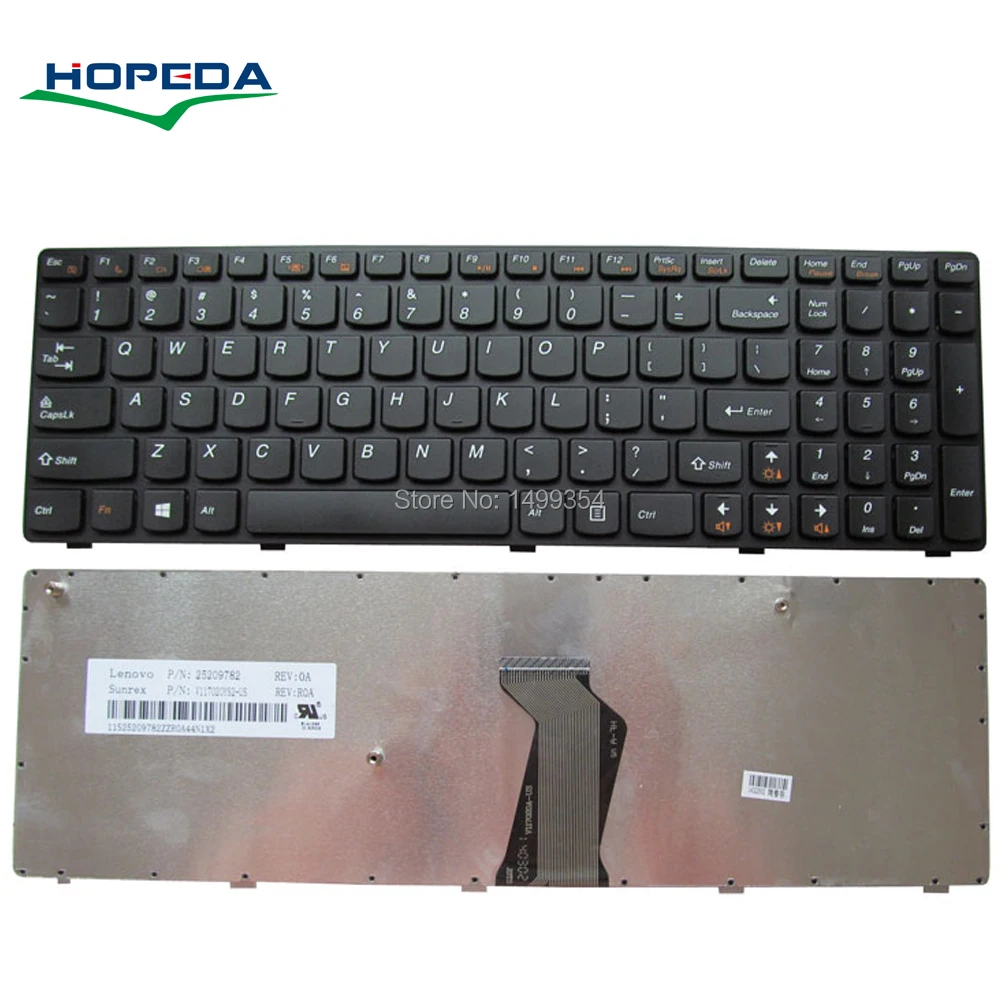 Новая клавиатура для ноутбука Lenovo B570 B590 V580 B575 B570E V585 V570 V570A B580G Z575 замена