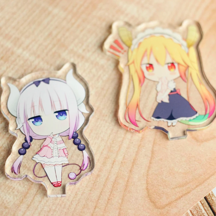 Miss Kobayashi's Dragon Maid Tohru Kanna аниме фигурка на акриловой подставке настольная