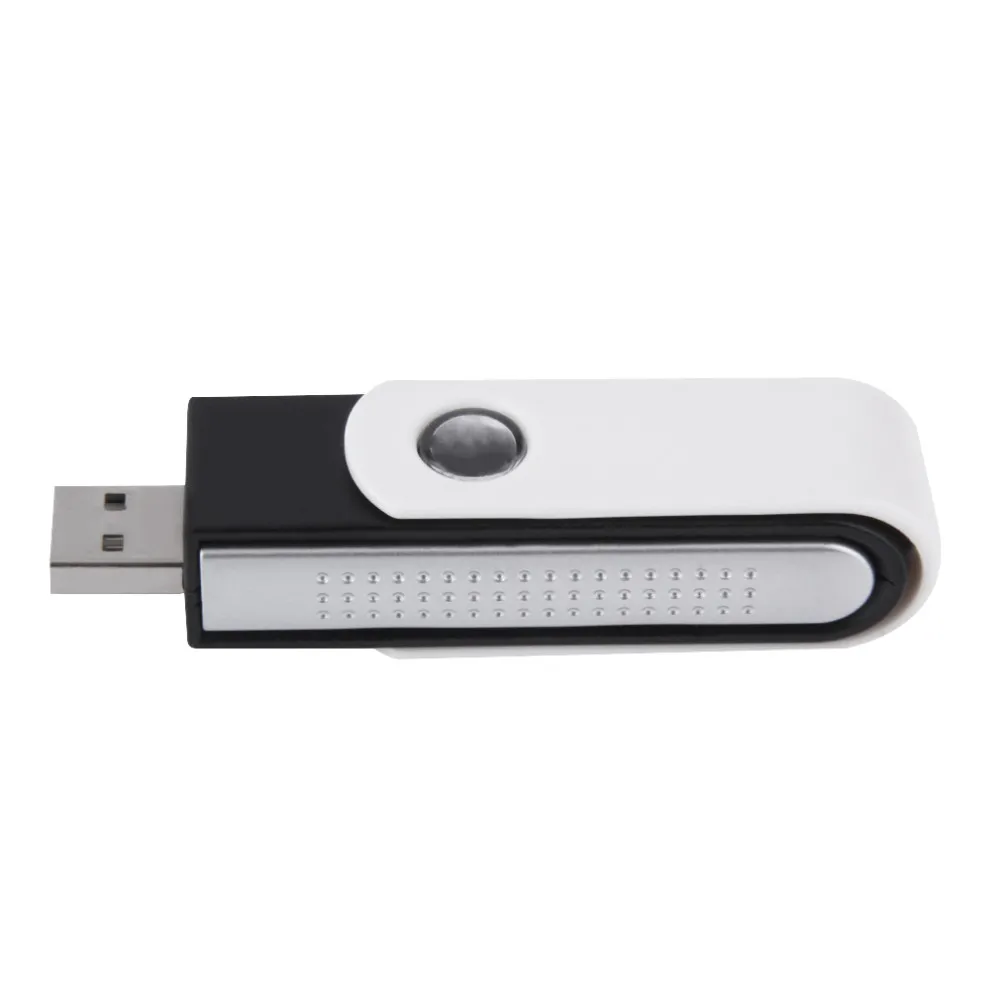 Вращающийся здоровый USB ионизатор, ионный очиститель воздуха, удобный свежий для ПК, ноутбука, домашний офисный очиститель, сохраняет воздух чистым, портативный