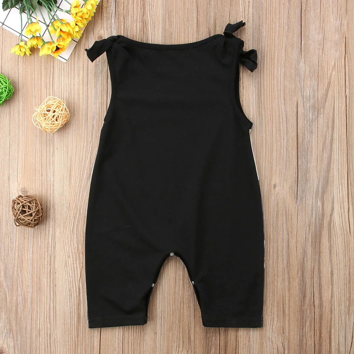 2018 new fashion summer Newborn Kid Baby Girl Boy Cartoon Jumpsuit Playsuit Clothes Outfits 0-18M sleeveless stylish wild CH | Мать и