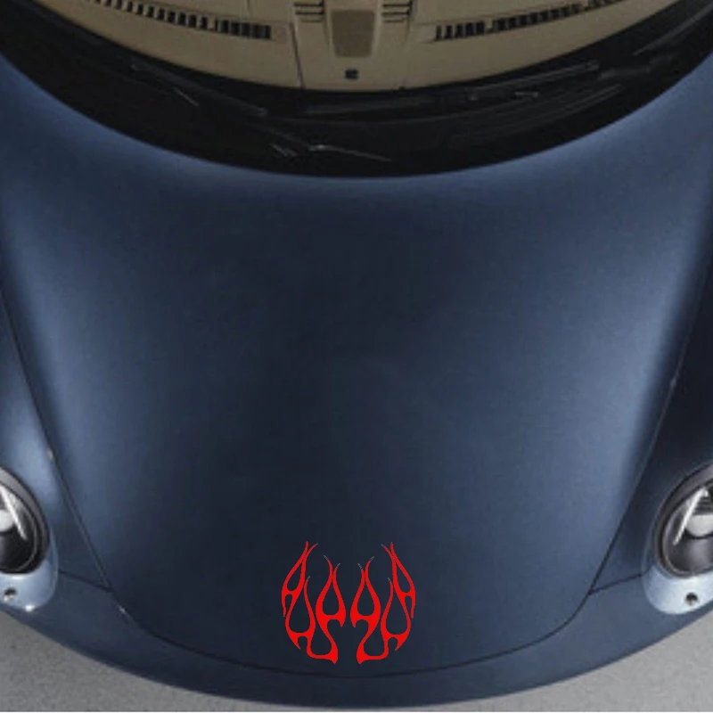 13*12 см Hot Rod капюшон пламя винил графическая наклейка авто грузовик Стикеры