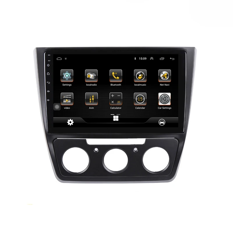 1" 2.5D ips Android 8,1 Автомобильный мультимедийный dvd-плеер gps для MQB Skoda Yeti аудио автомобиля Радио стерео навигации