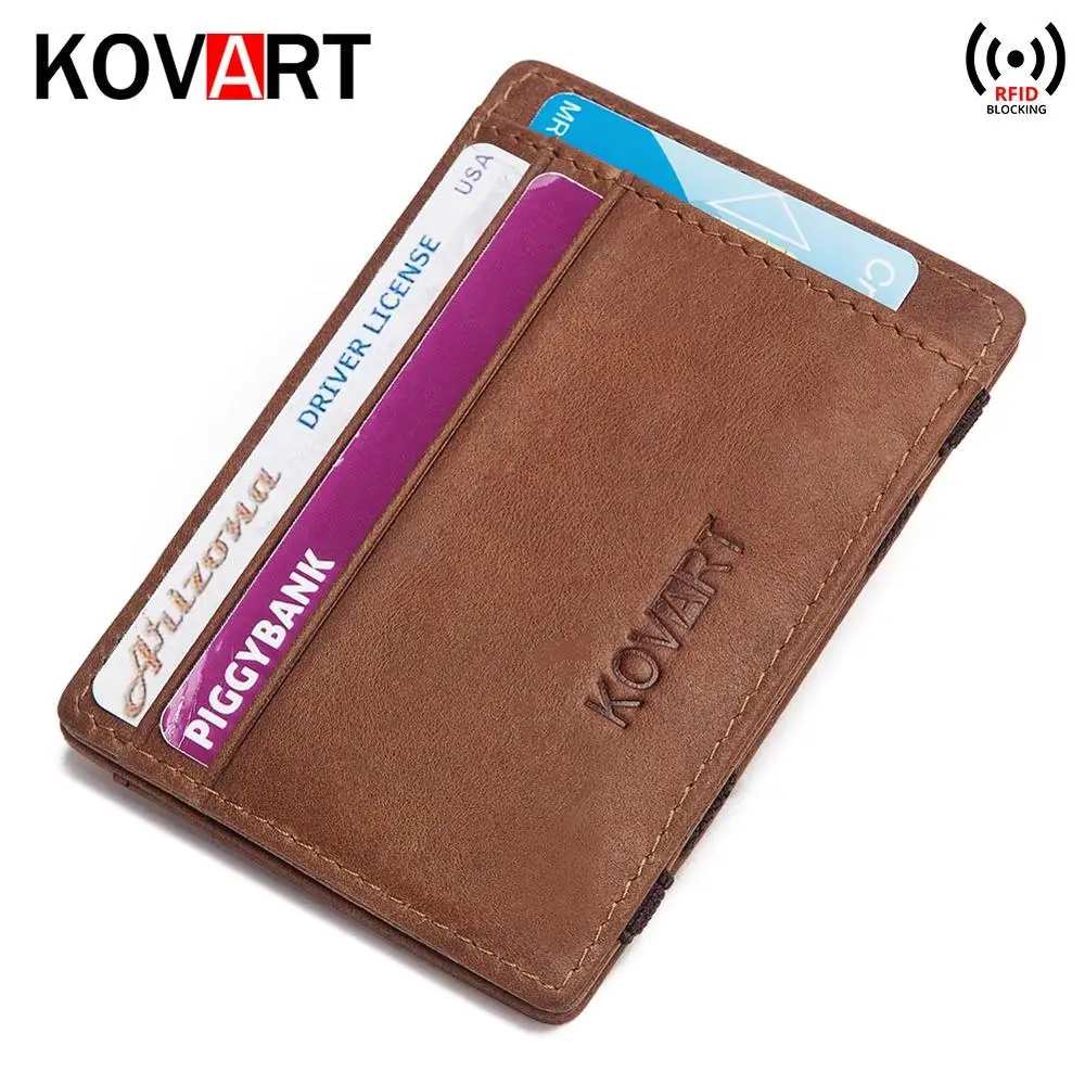 Мужские кошельки с отделением для Карт Rfid винтажные короткие из натуральной кожи