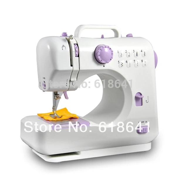 Hot Selling Electric Household Mini Sewing Machine Dual Speed with Power Supply Small Domestic DIY Sartorially 8 Stitches | Дом и сад