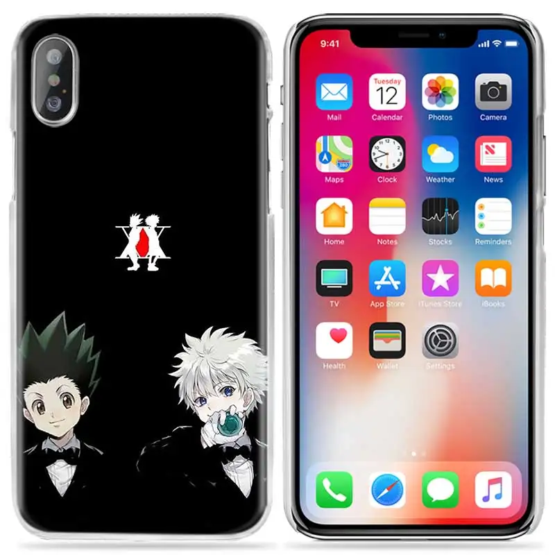 07 Чехол Hunter x Hunter Для iPhone XS Max XR X 10 11 7S 8 6 6S Plus 5S SE 5 4S 4 5C 6+ 6S+ 7+ 8+ жесткий чехол для телефона с рисунком аниме coque - Цвет: 07