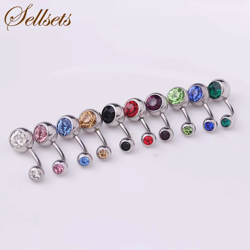 Серьги-гвоздики Sellsets из хирургической нержавеющей стали 10 шт. | Украшения и