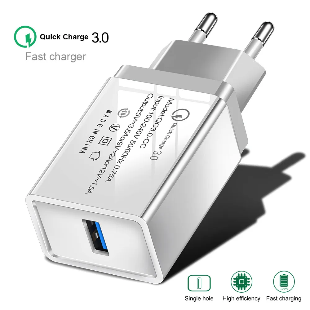 White 5V 3.5A Быстрая зарядка 3,0 Быстрая зарядка телефон зарядное устройство для Oukitel OK6000 K4000 K6000 Plus/K10000 Mix Max Pro дорожный настенный адаптер - Тип штекера: White