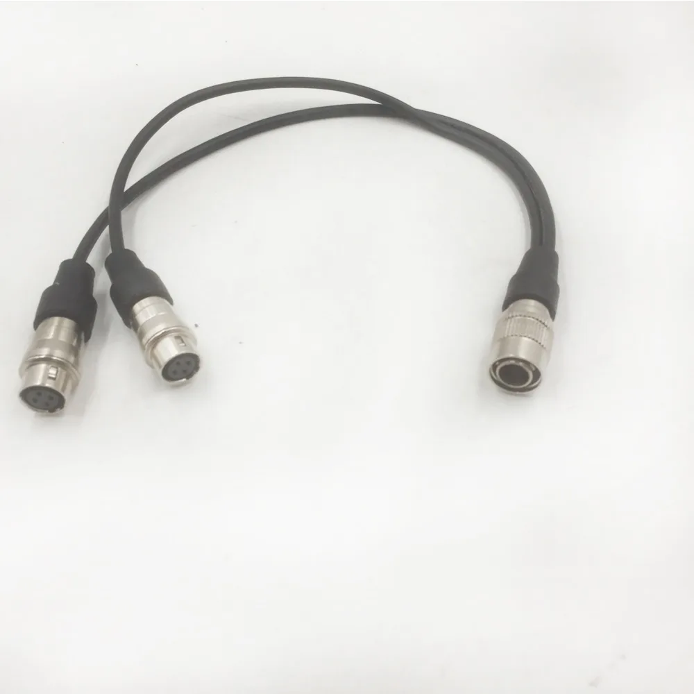 2 в 1 Hirose 4 pin штекер для двойной Hirose 4 pin Famale свободный разъем дополнительный выходной кабель
