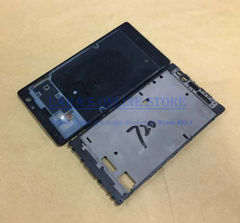 Оригинальная средняя пластина передний ЖК-Корпус рамка Замена для Nokia Lumia 720 730