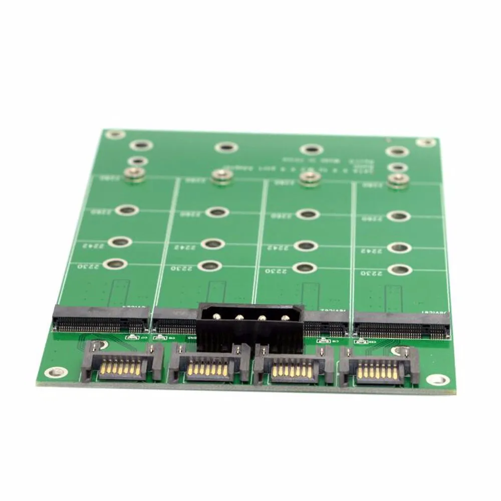 Адаптер M.2 SATA к M2 адаптер 4x NGFF B или B/M ключ SSD SATA3.0 7Pin конвертер жесткого диска