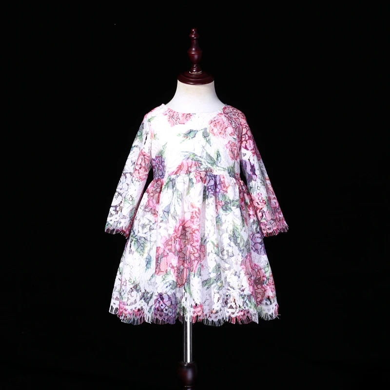 Family Matching Mommy and Me Clothes Floral Print Mother Daughter Dresses Long Sleeve Wedding Shirts Best Friends | Мать и ребенок