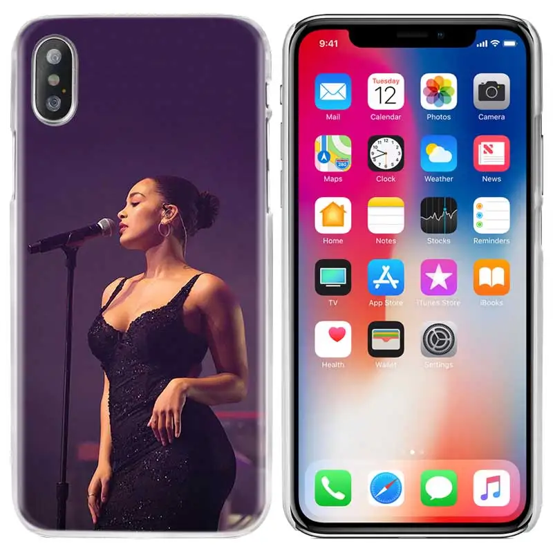07 Jorja Smith Case Cover Clear Hard PC for iPhone XS Max XR 7 8 6 6s Plus X 5 5s SE 5C 4 4S - Цвет: 07