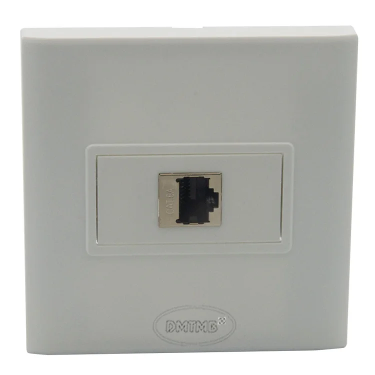 1 X CAT6A щит RJ45 настенная пластина с обратной стороной разъема мама мама|rj45 wall plate|wall