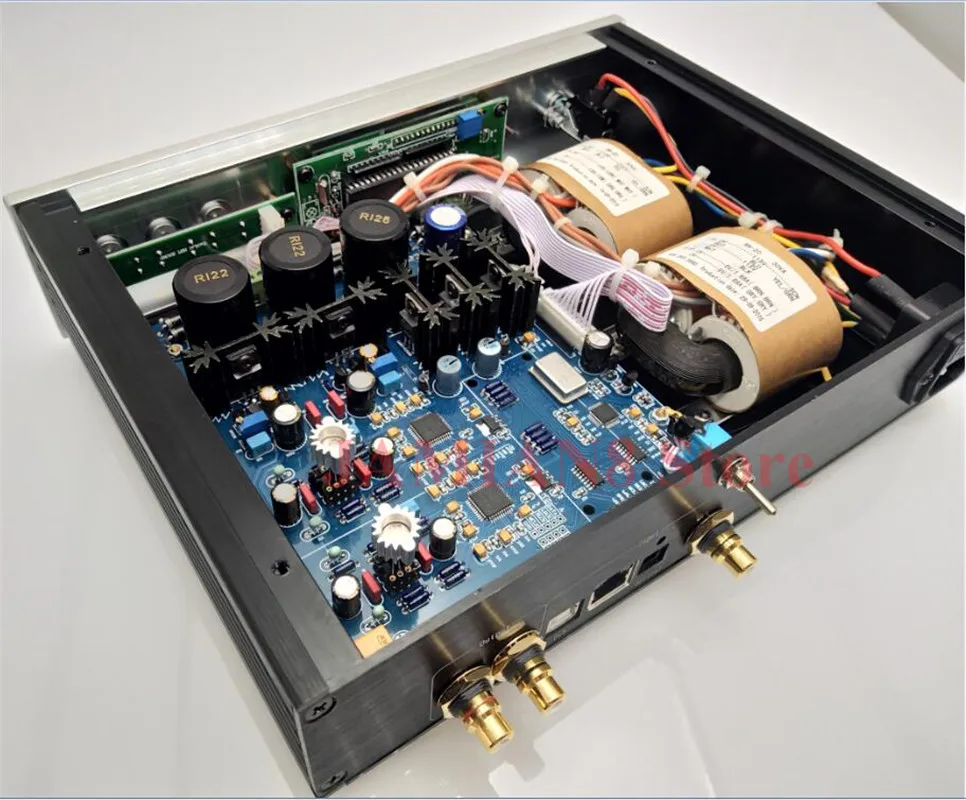 ACCALIA doubleAK4495EQ DAC законченный аудио декодер DAC Вход: коаксиальный, оптический, IIS USB выход: RCA