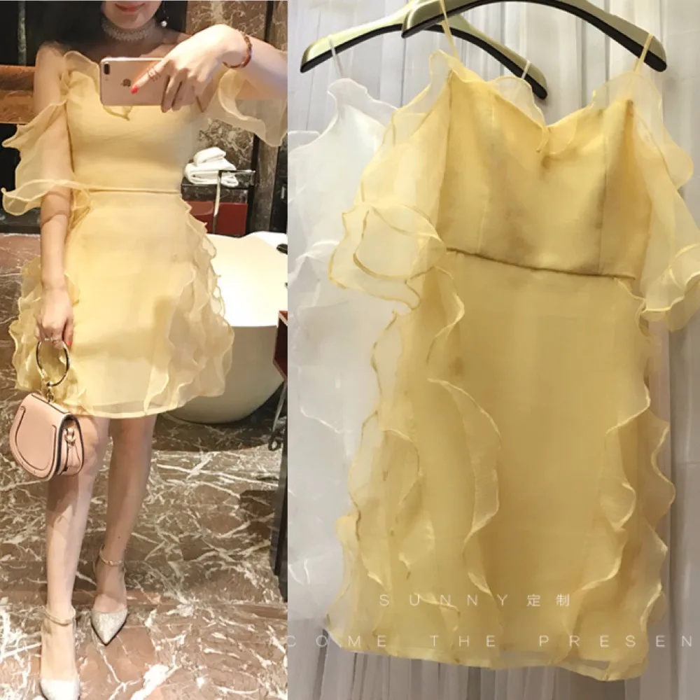 Горячая Распродажа женский халат Ete 2017 женская одежда модное Желтое Белое летнее