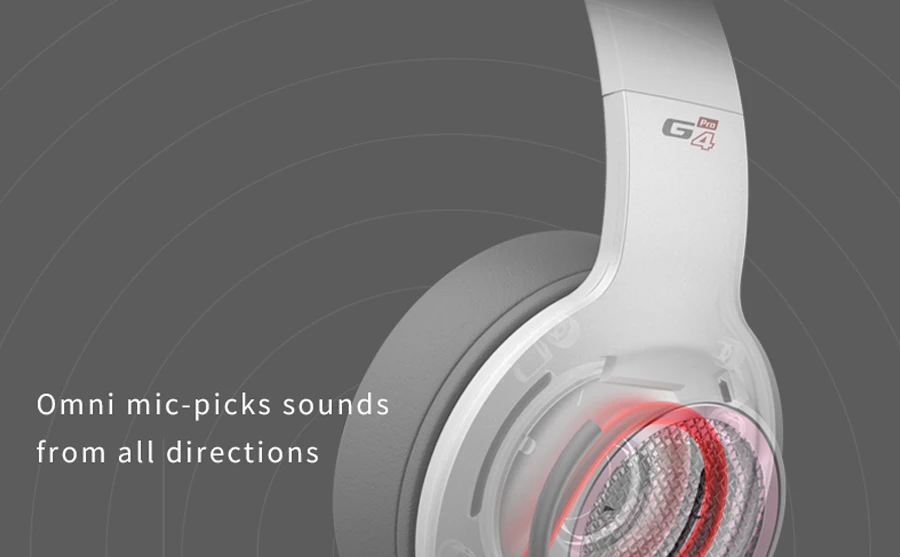 Игровая гарнитура EDIFIER G4 Pro со встроенным виртуальным 7,1 объемным звуком RGB подсветка Волшебная Голосовая функция выдвижной микрофон