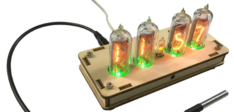 Индукционный переключатель СССР IN14 цифровые часы Diy Kit будильник 4-разрядный часы светящиеся часы