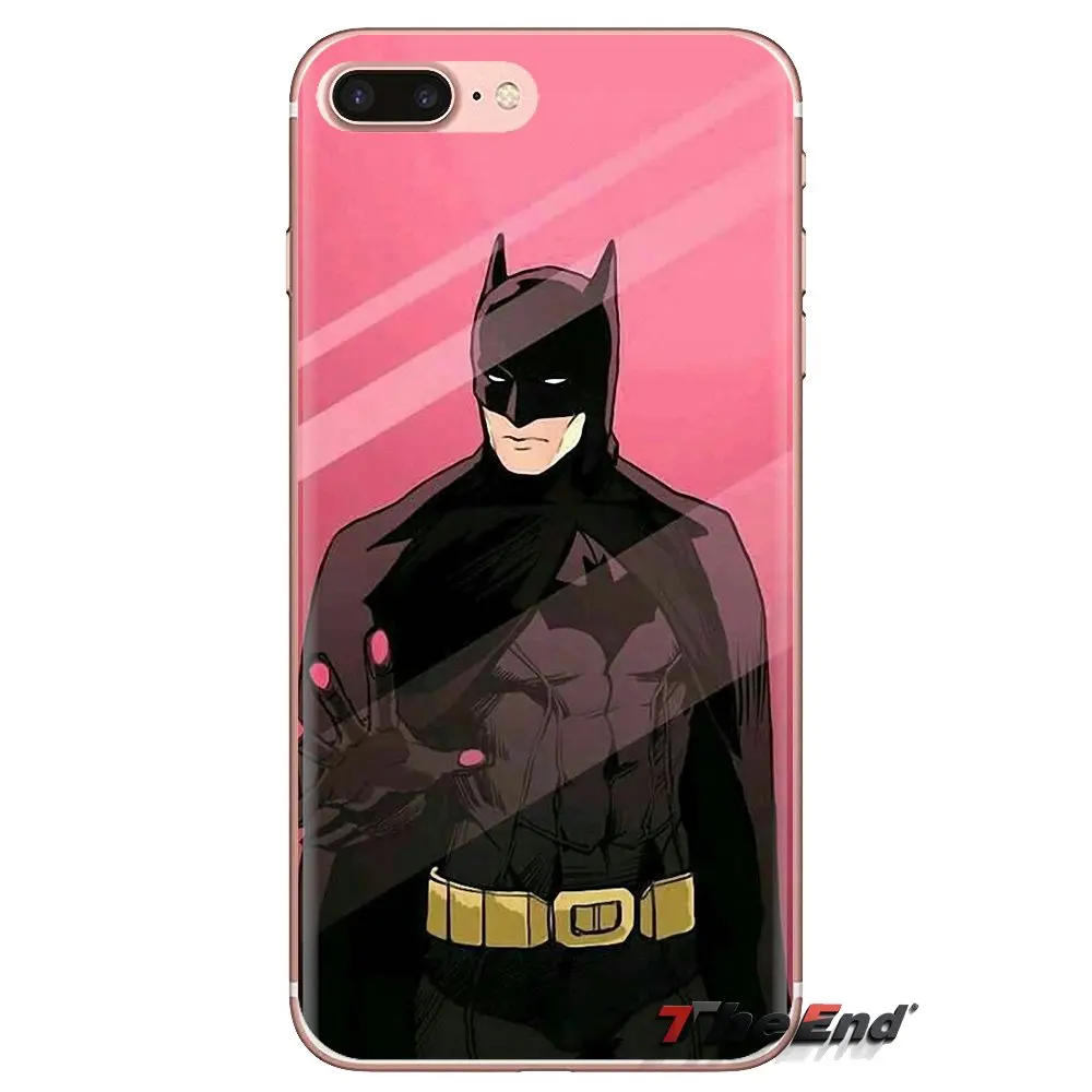 Прозрачный чехол из ТПУ для Samsung Galaxy S3 S4 S5 Mini S6 S7 Edge S8 S9 S10 Plus Note 3 4 5 8 9 Comics funny batman |