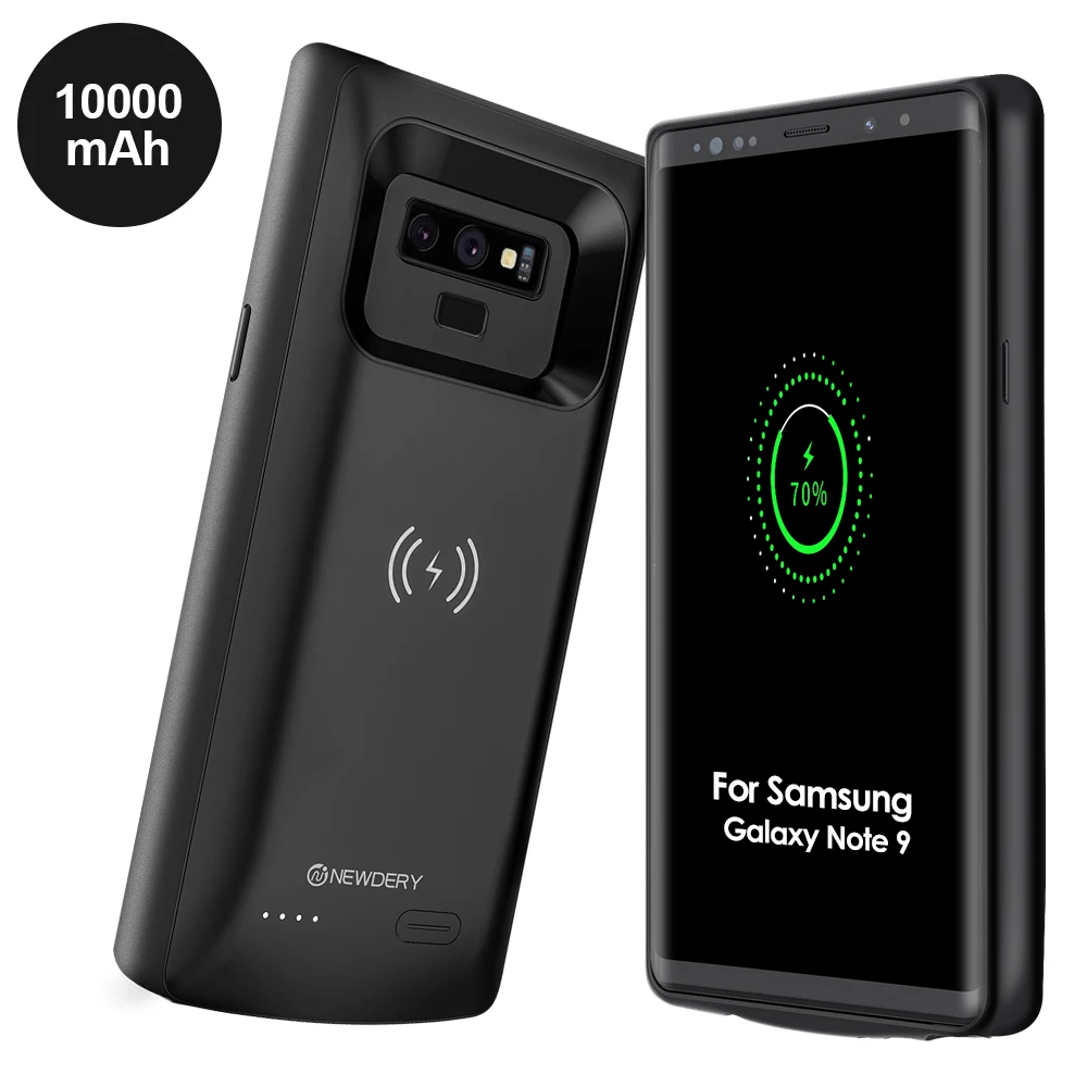 Чехол с беспроводным питанием для samsung galaxy Note 9, 5000 мА/ч, чехол с аккумулятором Qi, чехол с беспроводной зарядкой для samsung note 8, 5500 мА/ч