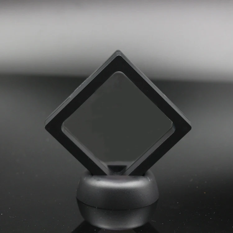New Transparent PET Membrane Jewelry Display Stand Holder for Ring Earrings Pendant Gem Stones Packaging Box 9*9cm Sieraden Case | Украшения