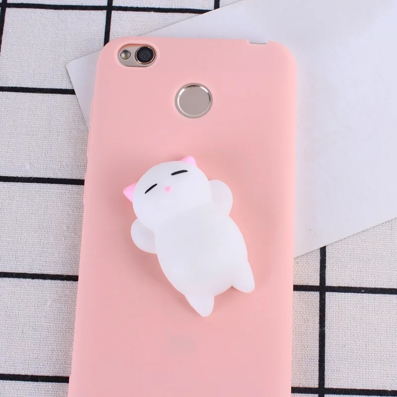 Cases For Xiaomi Redmi 4X Note 4 4A 4pro 3D Claw Funny Squeeze Squishy Elastic Marshmallow Soft Silicon Phone Case |