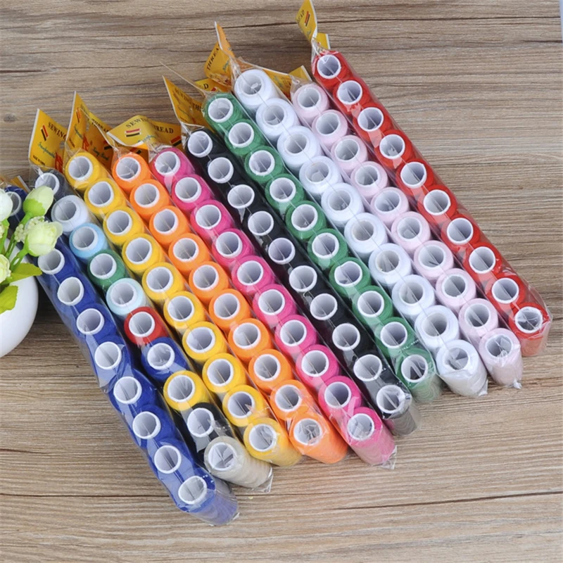 

oneroom 10pcs/set High quality 40S/2 Sewing Thread Machine embroidery thread 200 Yards/Spool home supplies