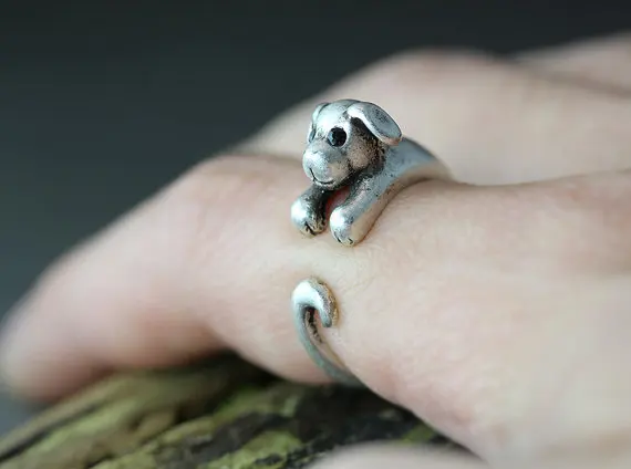 Кольцо с черным кристаллом для женщин и девочек регулируемое кольцо свободного