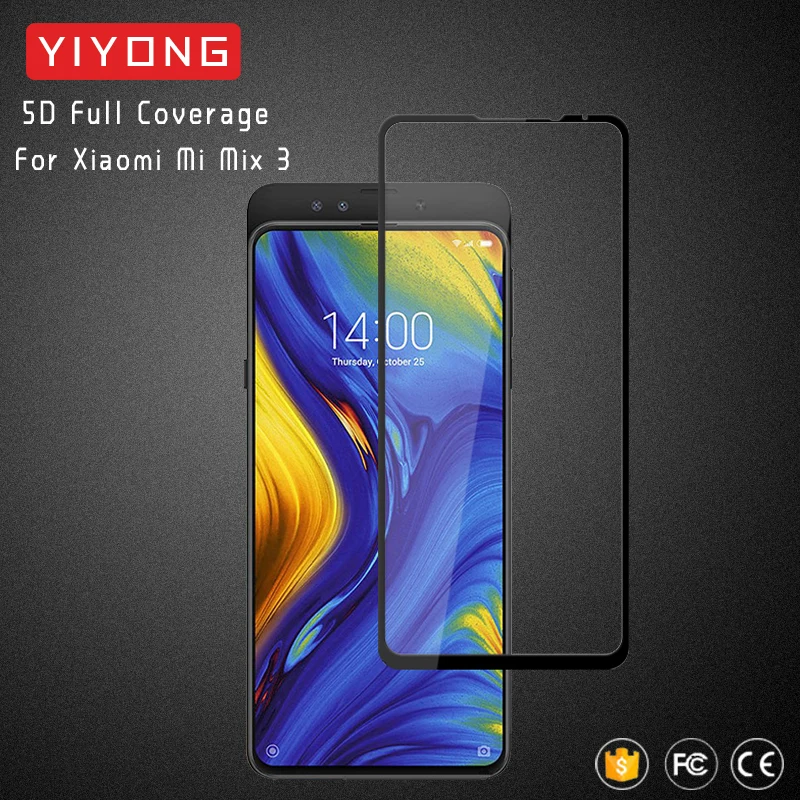 YIYONG 5D полное покрытие стекло для Xiaomi mi x 3 2s 2 S закаленное Xio защитная пленка x3 x2s x2