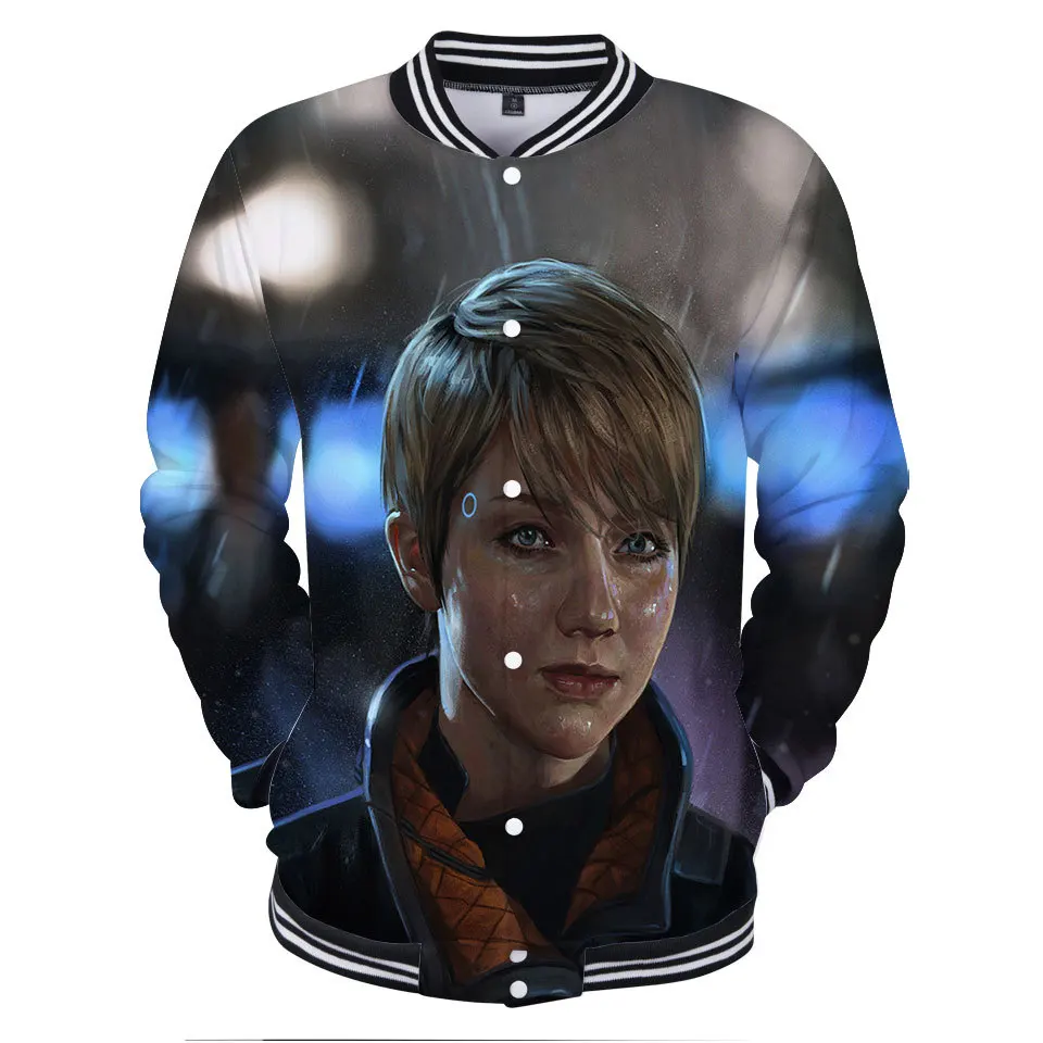 2018 New game detroit become human cosplay Men's long sleeve coat Halloween costumes | Тематическая одежда и униформа