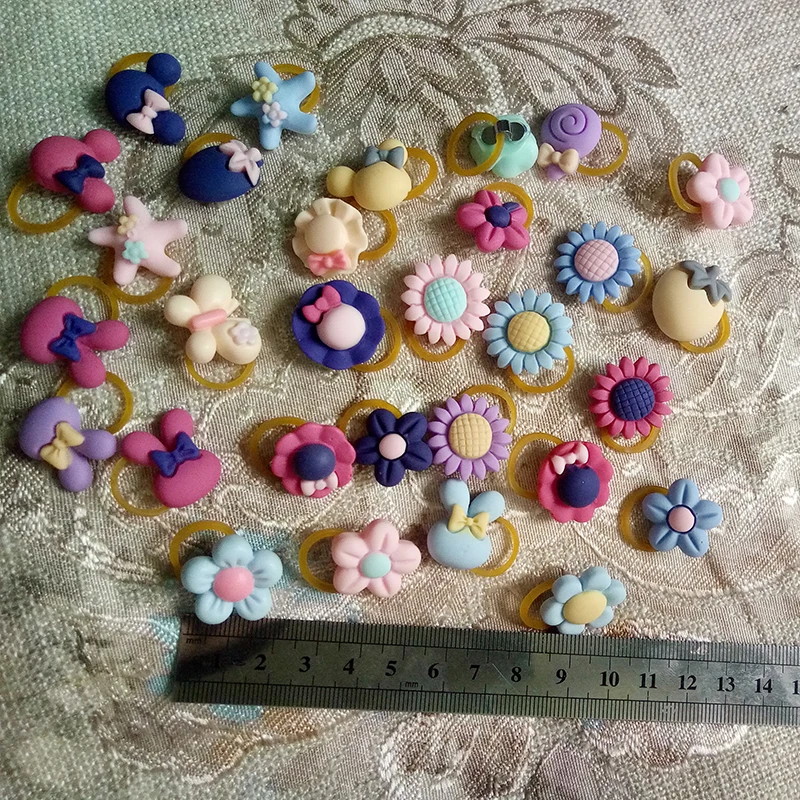 Fashion Pet Dog Cat Bob Hair Bows Mix Color Hairpin Rubber Bands Handmade Boutique Gift 30pcs | Дом и сад
