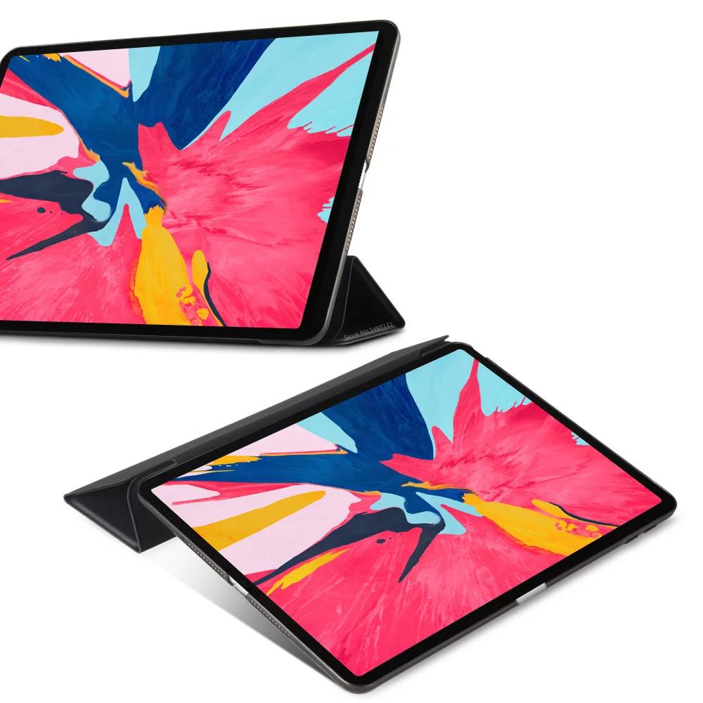 Новый чехол для iPad Pro 11 &quot2018 из искусственной кожи прозрачный ПК ультра тонкий