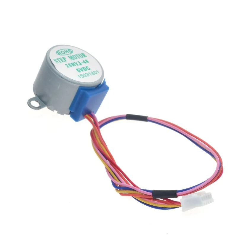4 фазный 5 проводной Шаговый Мотор В мотор редуктор 28BYJ 48 5V микро мини