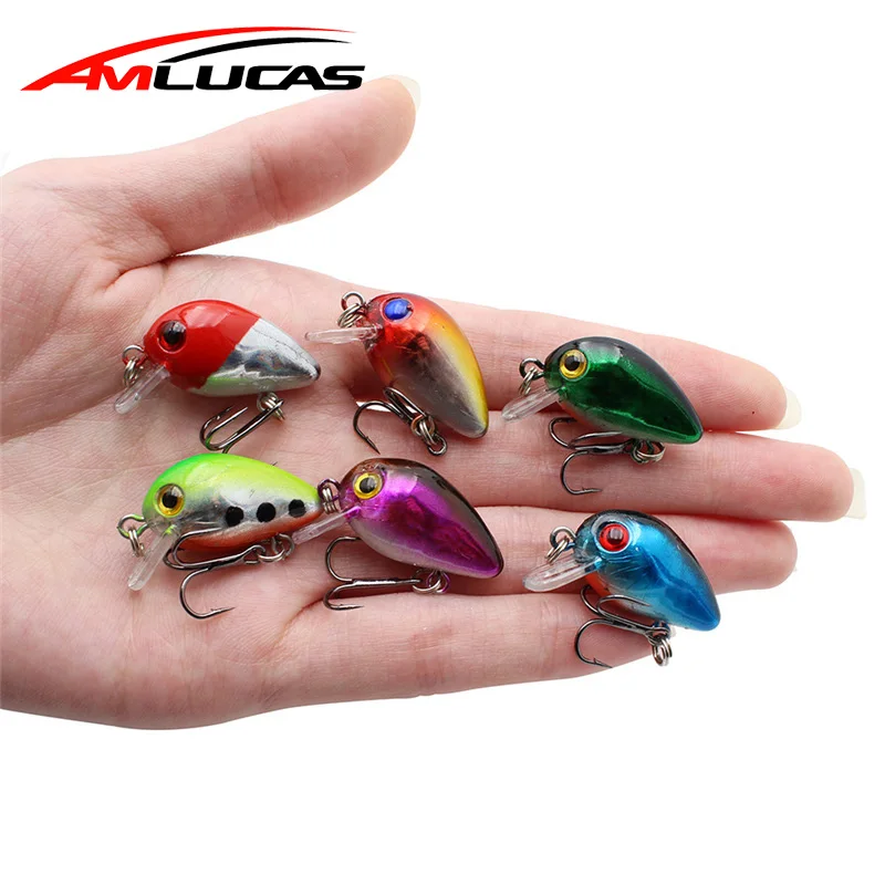 Amlucas 30 мм 1 6 г Гольян рыбаловная блесна Япония мини Crankbait воблеры для ловли карпа