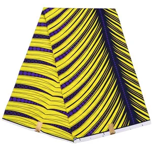 polyester Ankara Africa prints batik fabric real dutch wax tissu high quality 6yards fashion African sewing for party dress - Цвет: 30