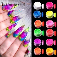 12colorsset neon pigment nail powder dust ombre nail glitter gradient glitter iridescent acrylic powder nail art decoration
