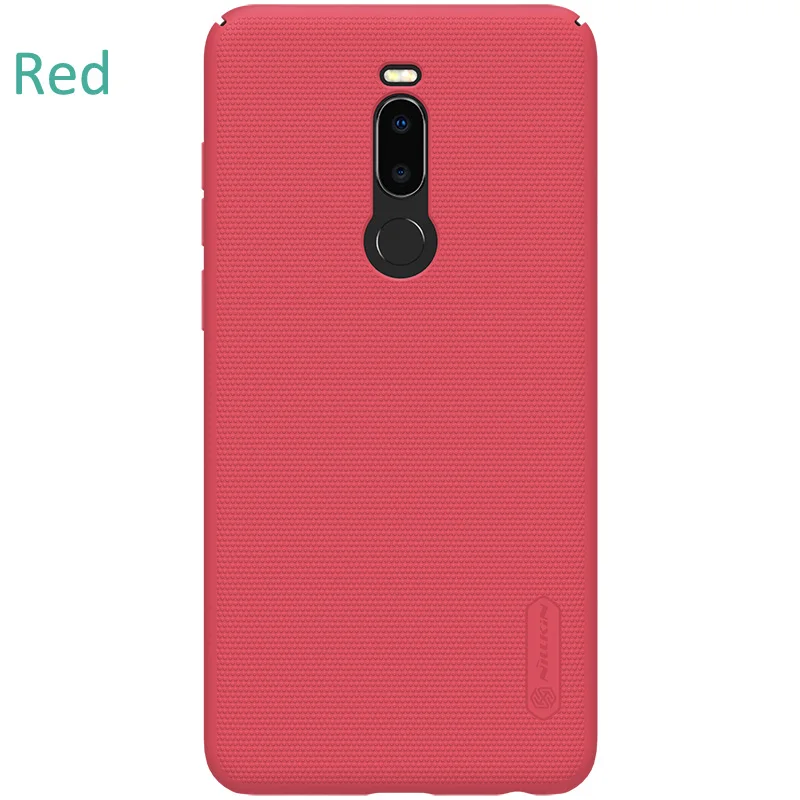 Матовый чехол NILLKIN для Meizu Note 8X8 V8 жесткий пластиковый Задний защитный чехол - Цвет: Red