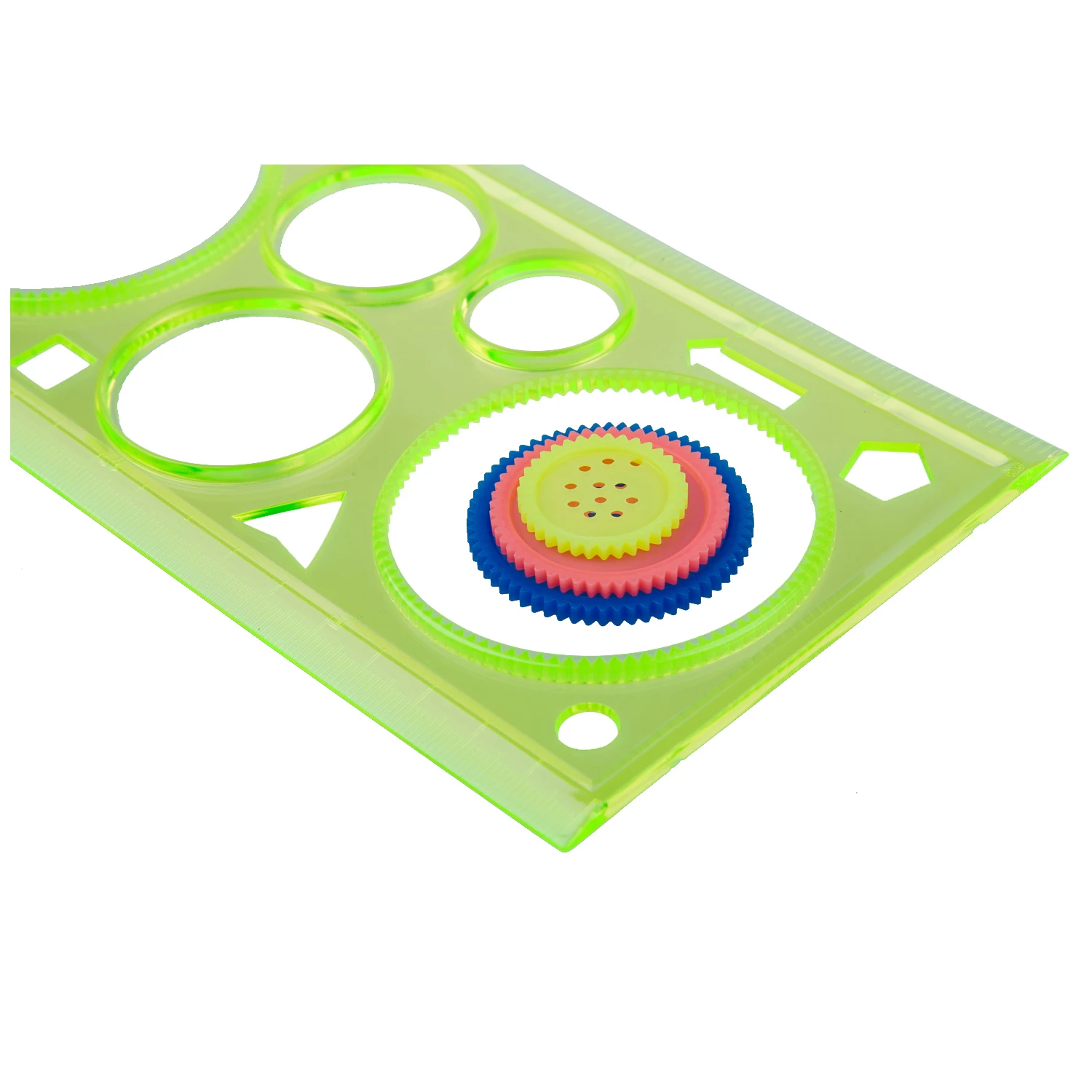 KSOL линейка для рисования трафаретная жесткая пластиковая краска школьников|children