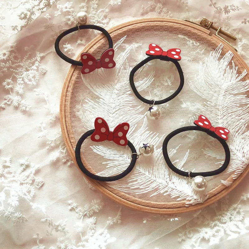 Hair Accessories Small Cute Bow Hairpins Wave Pearl Features Hairpin Jewelry |