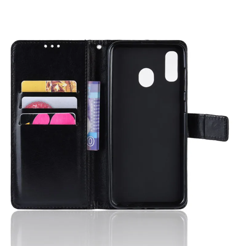 For Samsung Galaxy A50 Case Flip Wallet Phone A10 A20 A30 A40 A60 A70 Stand Function Card Holde | Мобильные телефоны и