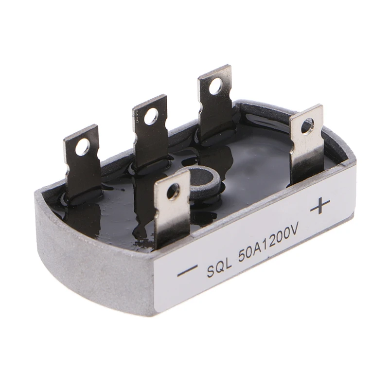 50A 1200V Алюминий металлический чехол 3 фазы диодный мост выпрямителя 50Amp SQL50A модуль