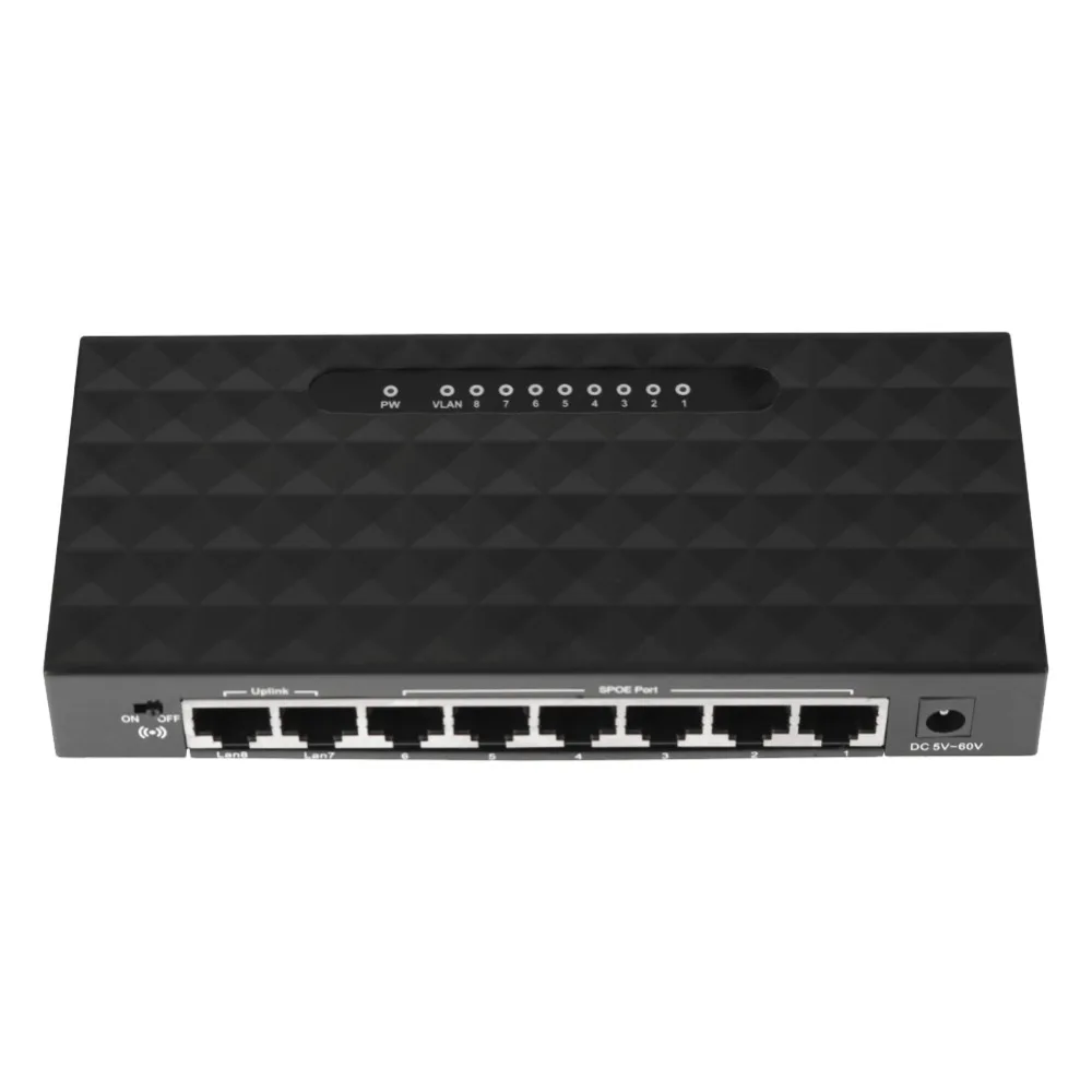 5/8 портов 10/100 Мбит/с POE Fast Ethernet сетевой коммутатор Lan Hub интеллектуальный для NVR