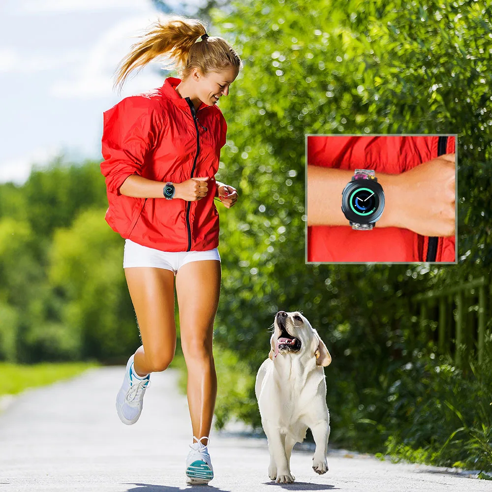 20 мм силиконовый быстроразъемный ремешок для часов samsung gear Sport/samsung Galaxy Watch 42 Garmin