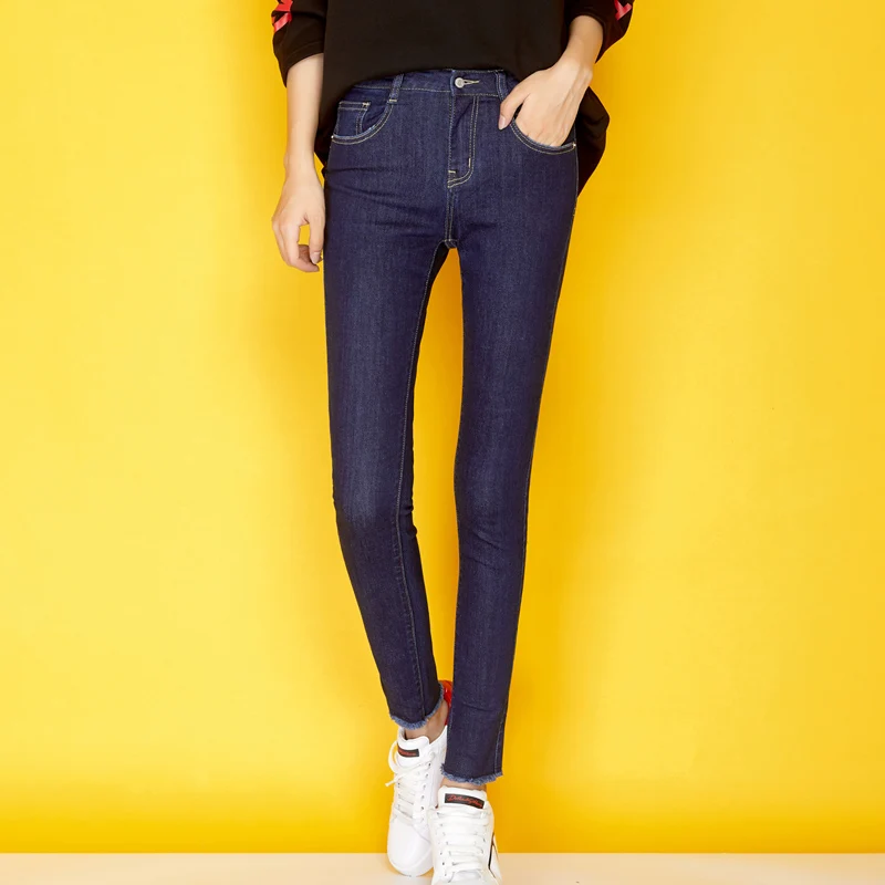LEIJIJEANS новые осенние повседневные джинсы размера плюс XL с вышитыми буквами