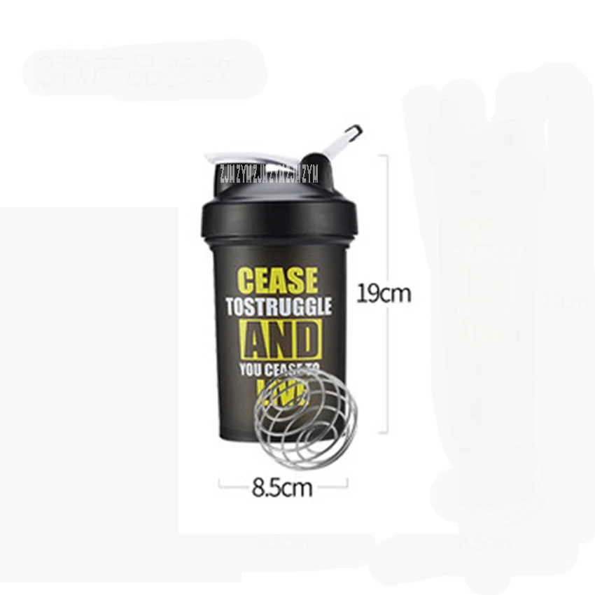 Large capacity plastic cups 650ML portable space cup oversized outdoor sports kettle food grade PP/PC Material Blue/red/black | Спорт и