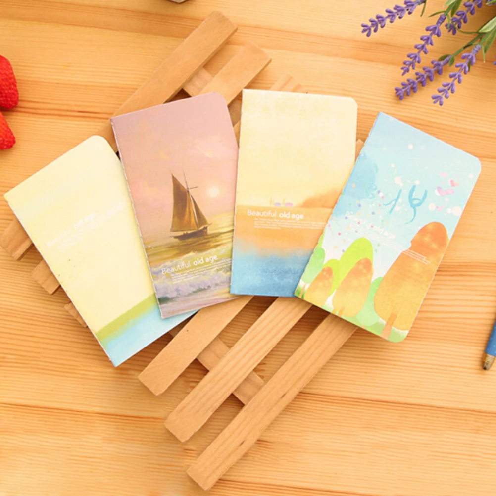 Милые школьные принадлежности Звездный блокнот мини карманный журнал бумажная