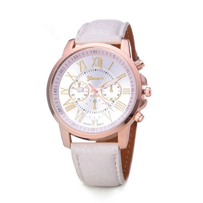 2019 Роскошные брендовые кожаные кварцевые часы для мужчин и женщин женские