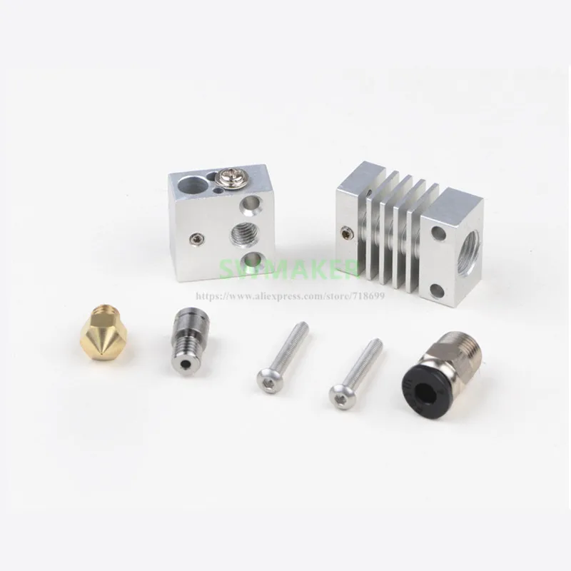 CR-10 принтер все металлические Hotend комплект Титан сплав нагреватель перерыв 1 75 мм