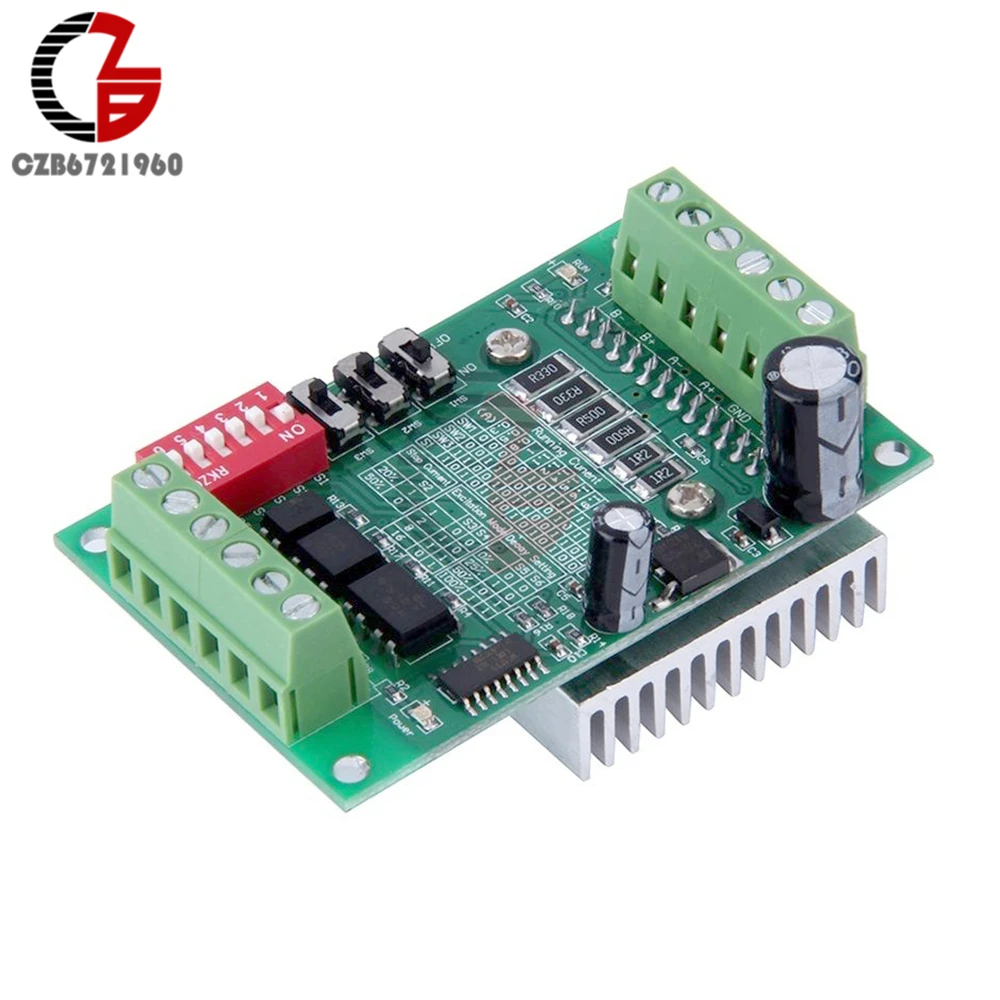 1 Ось TB6560 Драйвер шагового двигателя Управление; доска 3.5A 10 V-35 V CNC Rounter Управление низкая Напряжение резервом нагрева токовой защиты