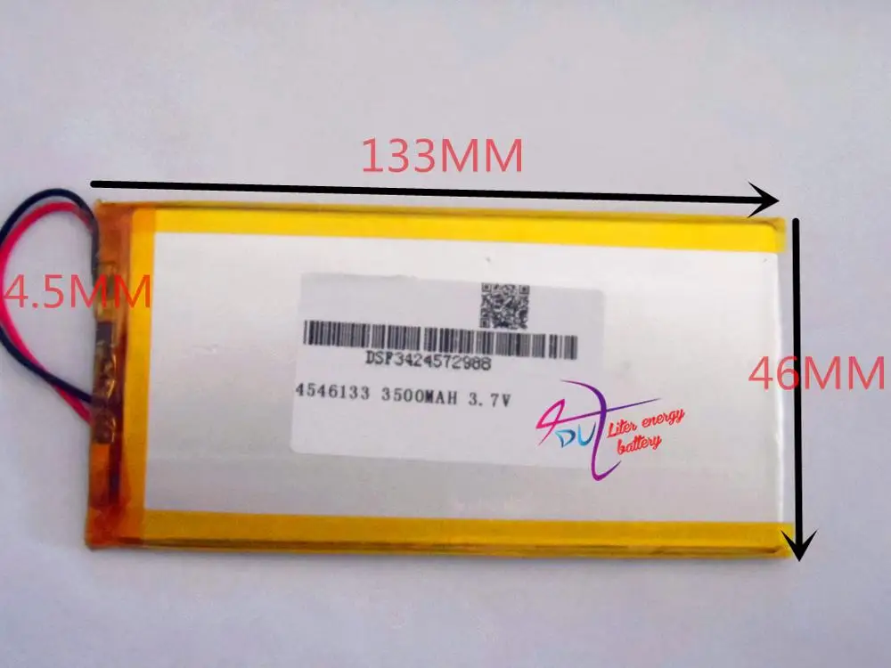 Лучший бренд батареи 4546133 планшет аккумулятор 3500 мАч для DIY GPS Power bank планшетный ПК